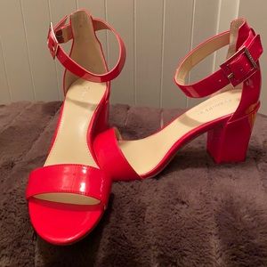 Red Calvin Klein sandel sz 7 1/2 m